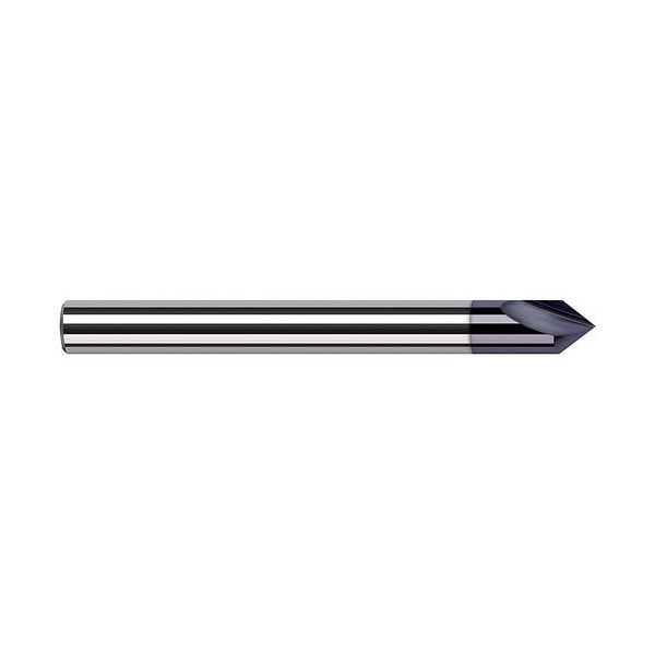 0.1250 in. 1/8 Shank dia x 20 Degree included Carbide Marking Cutter, 2 Flutes, AlTiN Coated